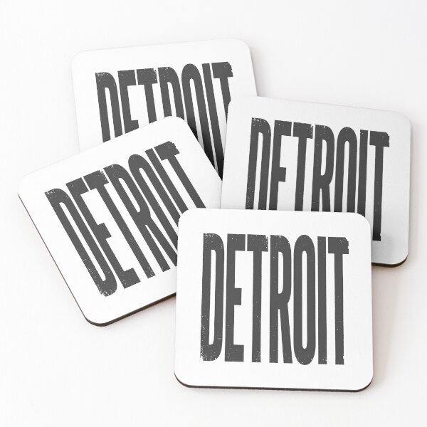 Item preview, DETROIT in Black Grungy Letters designed and sold by StudioDestruct.