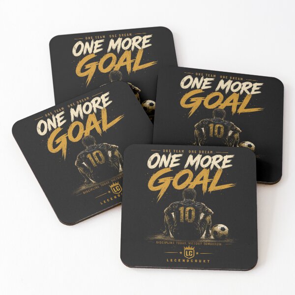 Item preview, Title: One More Goal Football Motivational T-Shirt designed and sold by LegendCourt.
