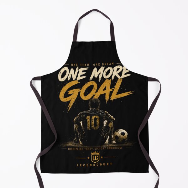 Item preview, Title: One More Goal Football Motivational T-Shirt designed and sold by LegendCourt.