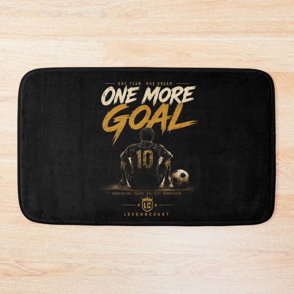 Item preview, Title: One More Goal Football Motivational T-Shirt designed and sold by LegendCourt.