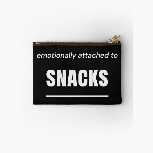 Item preview, Emotionally Attached To Snacks Quote designed and sold by Moodprint5.
