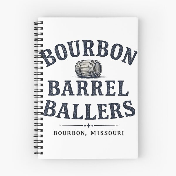 Item preview, Bourbon Barrel Ballers Vintage Print, Funny Bourbon Missouri Design, Retro Text Shirt Graphic designed and sold by TM DESIGNS AND MORE.