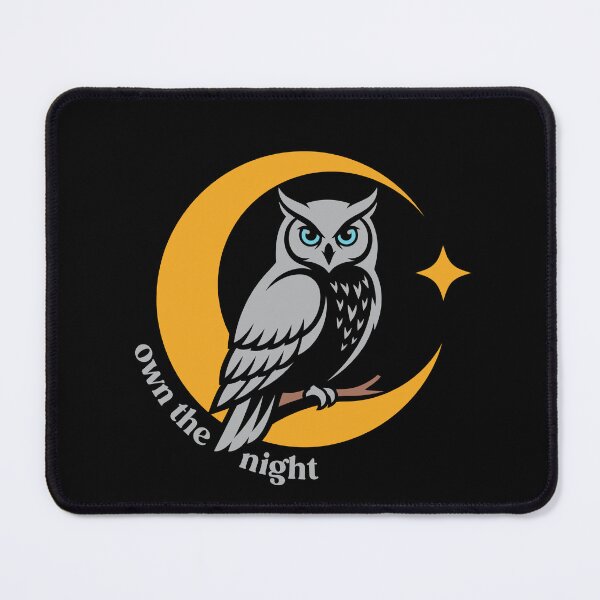 Item preview, Own The Night - Nocturnal Owl Raptor Solid Block Graphic designed and sold by ZUMERI.