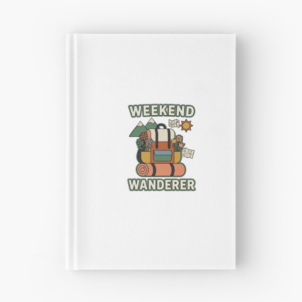 Item preview, Weekend Wanderer Folk Hiking Backpack designed and sold by GoofyShopp.