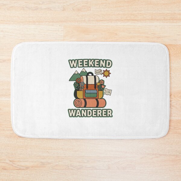 Item preview, Weekend Wanderer Folk Hiking Backpack designed and sold by GoofyShopp.