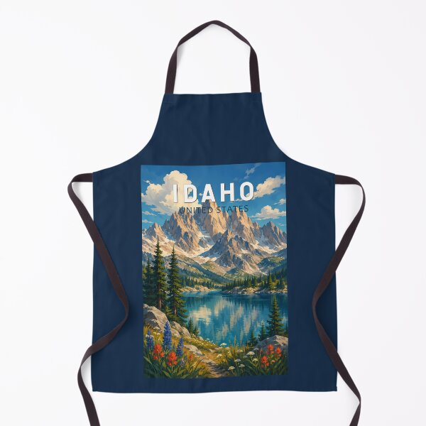 Item preview, Idaho Illustration Travel Art Vintage designed and sold by KrisSidDesigns.
