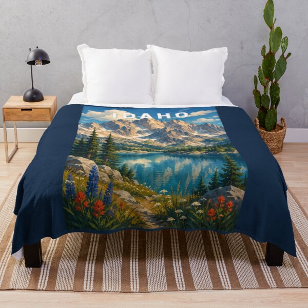 Item preview, Idaho Illustration Travel Art Vintage designed and sold by KrisSidDesigns.