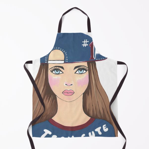 Item preview, Cute Sporty Girl With Ball Cap designed and sold by Sartoris Art.