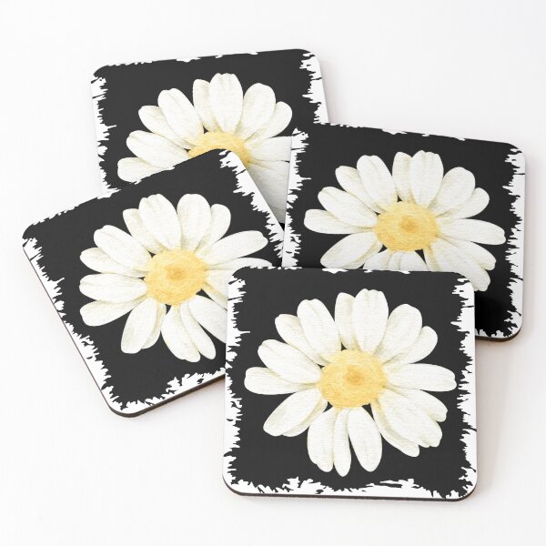 Item preview, Dainty White Wildflower on Midnight Black designed and sold by Pranvi19.