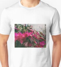 Floral concrete scape Unisex T-Shirt