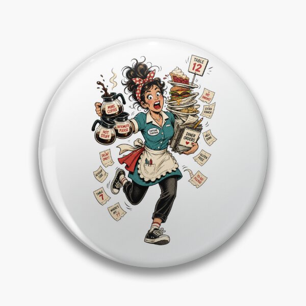 Item preview, Waitress  designed and sold by pikeprints.