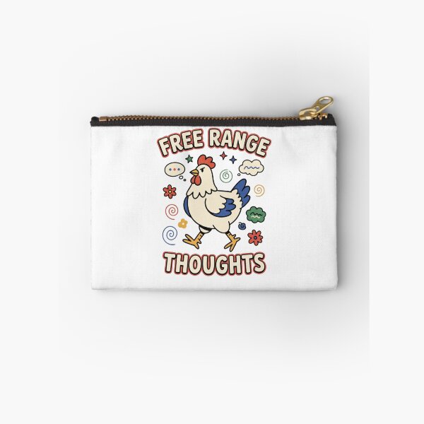 Item preview, Free Range Thoughts Folk Chicken designed and sold by GoofyShopp.