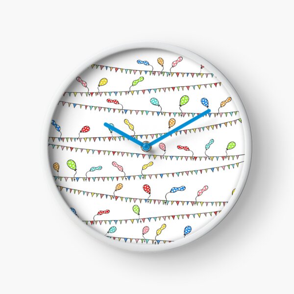 Balloons and Bunting Clock