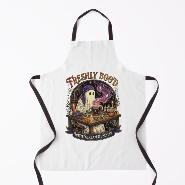 Item preview, Freshly Boo'd With Scream & Sugar - Fortune Teller Witch Ghost designed and sold by BumbleBloom7.