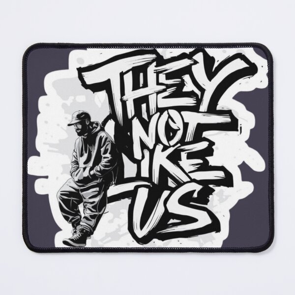 Item preview, They Not Like Us | Bold Streetwear Typography designed and sold by RajDeals.