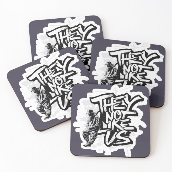 Item preview, They Not Like Us | Bold Streetwear Typography designed and sold by RajDeals.