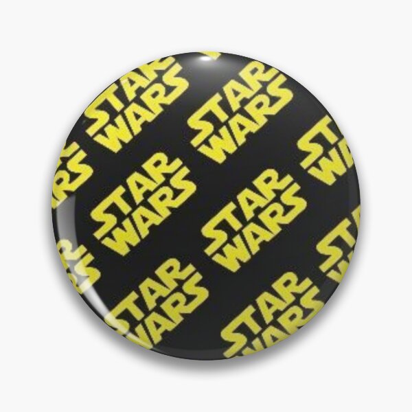 Item preview, Yellow Star Wars repeating typography pattern designed and sold by Raulovski.