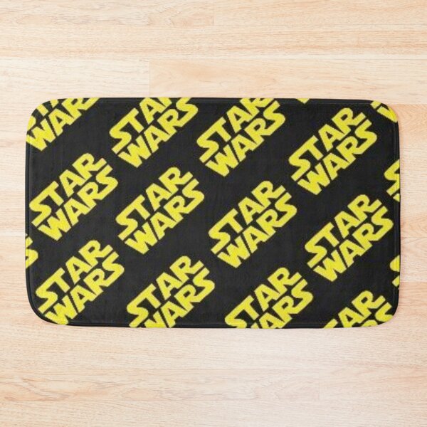 Item preview, Yellow Star Wars repeating typography pattern designed and sold by Raulovski.