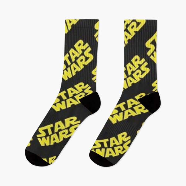 Item preview, Yellow Star Wars repeating typography pattern designed and sold by Raulovski.