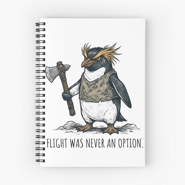 Item preview, Flight Was Never An Option Cool Macaroni Penguin Axe Meme designed and sold by raedattia.