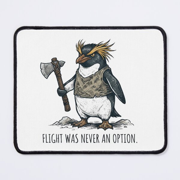 Item preview, Flight Was Never An Option Cool Macaroni Penguin Axe Meme designed and sold by raedattia.