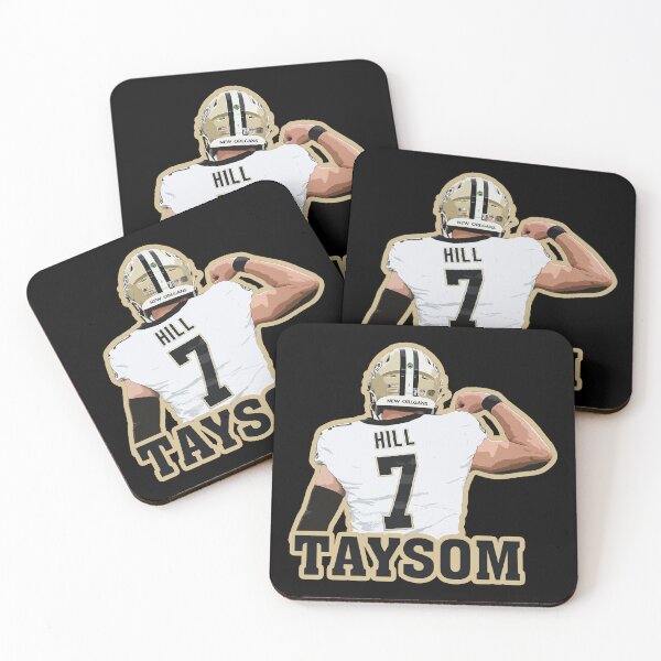 Item preview, Taysom Hill Back View Football Artwork with Jersey Number 7 Typography Design designed and sold by Zigmak.