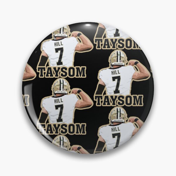 Item preview, Taysom Hill Back View Football Artwork with Jersey Number 7 Typography Design designed and sold by Zigmak.