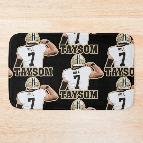 Item preview, Taysom Hill Back View Football Artwork with Jersey Number 7 Typography Design designed and sold by Zigmak.