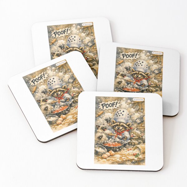 Item preview, Chef Racoo with Robert and Meeko designed and sold by RobertAndMeeko.