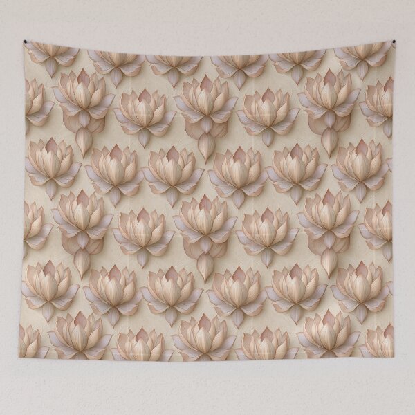 Item preview, Soft Lotus Texture  - Flower Garden Pattern - Graduation Gifts for boyfriend designed and sold by RoyalStarsPatts.
