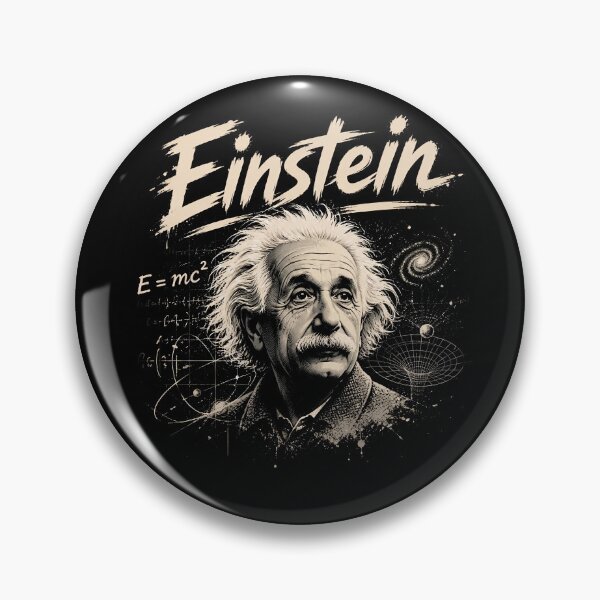 Item preview, Albert Einstein designed and sold by MusesWhispers.