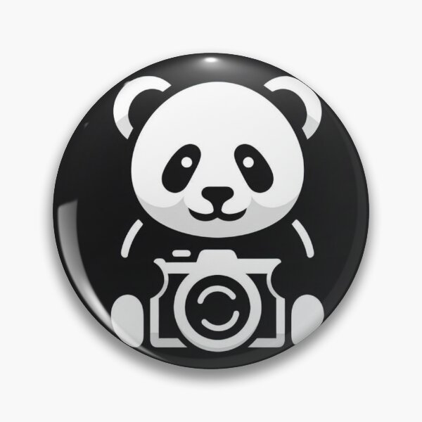 Item preview, Panda Photographer B&W designed and sold by ArtsyRexy.