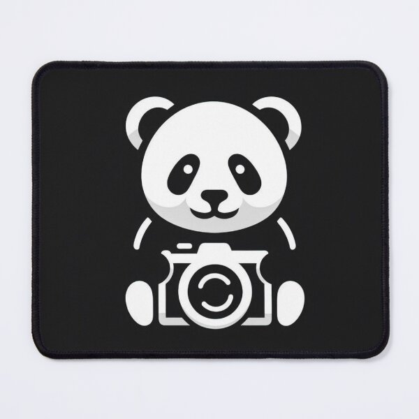 Item preview, Panda Photographer B&W designed and sold by ArtsyRexy.