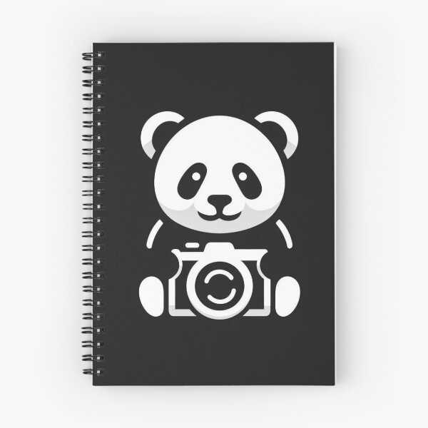 Item preview, Panda Photographer B&W designed and sold by ArtsyRexy.