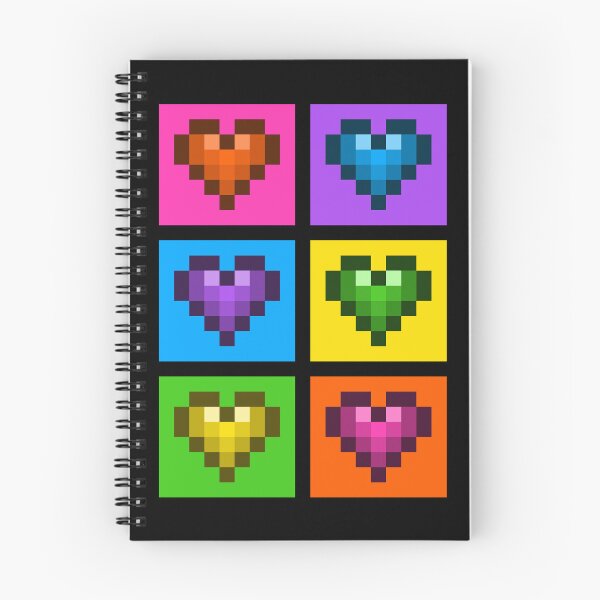 Item preview, Retro Pixel Hearts Grid - Pop Art Color Block designed and sold by MMjs826.