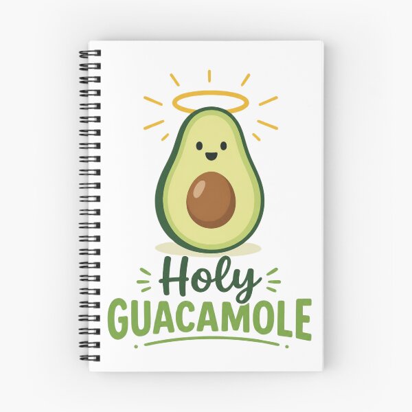 Artikelvorschau, Heilige Guacamole! Niedliche Illustration einer Avocado mit Heiligenschein. entworfen und verkauft von Cerys-GS.