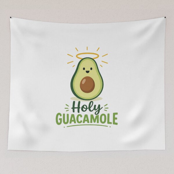 Item preview, Holy Guacamole Cute Haloed Avocado Illustration designed and sold by Cerys-GS.