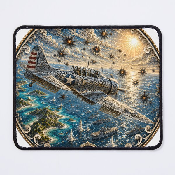 Item preview, Guardians of the Sky –SBD Dauntless Framed Aviation Wall Art designed and sold by 1Vision Design.