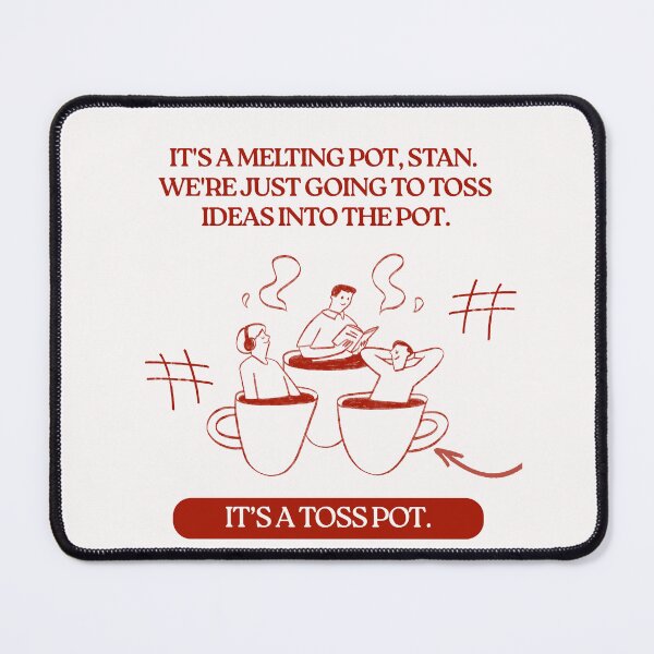 Item preview, Toss Pot. Victoria Wood Quote. designed and sold by DontKnowMuch.