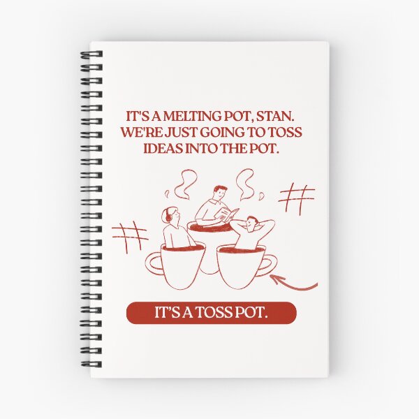 Item preview, Toss Pot. Victoria Wood Quote. designed and sold by DontKnowMuch.