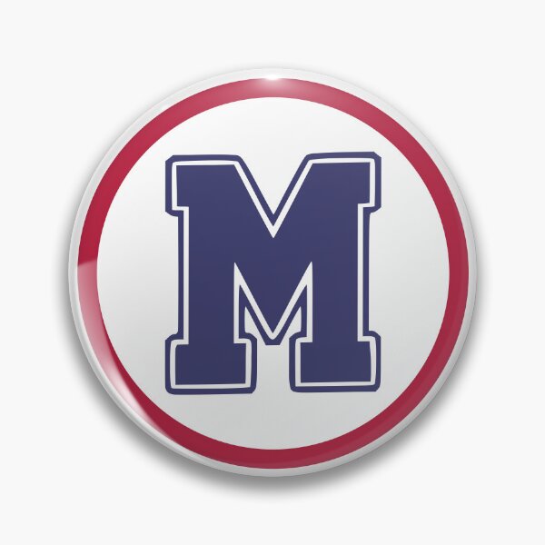 Item preview, Alphabet Letter M Circle US Colors designed and sold by Jeallan Designs.