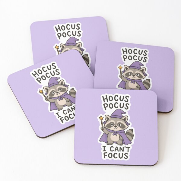 Item preview, Hocus Pocus I Cant Focus - Funny Raccoon ADHD designed and sold by thecatcouch.
