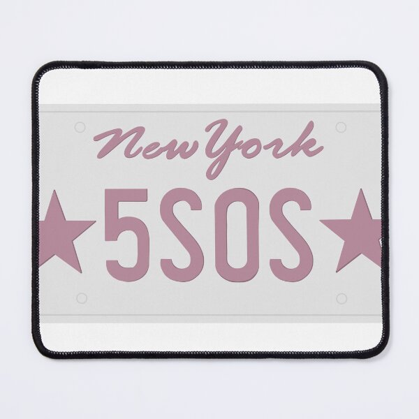 Item preview, 5 Seconds of Summer New York Licence Plate designed and sold by RebelAtHeartDesigns.