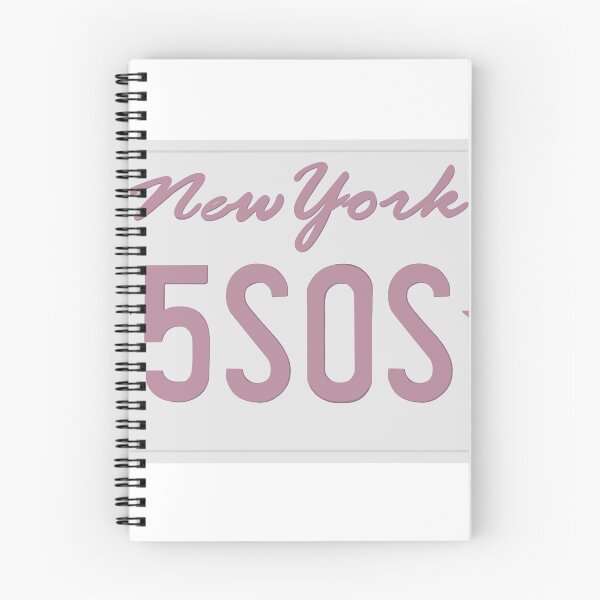 Item preview, 5 Seconds of Summer New York Licence Plate designed and sold by RebelAtHeartDesigns.