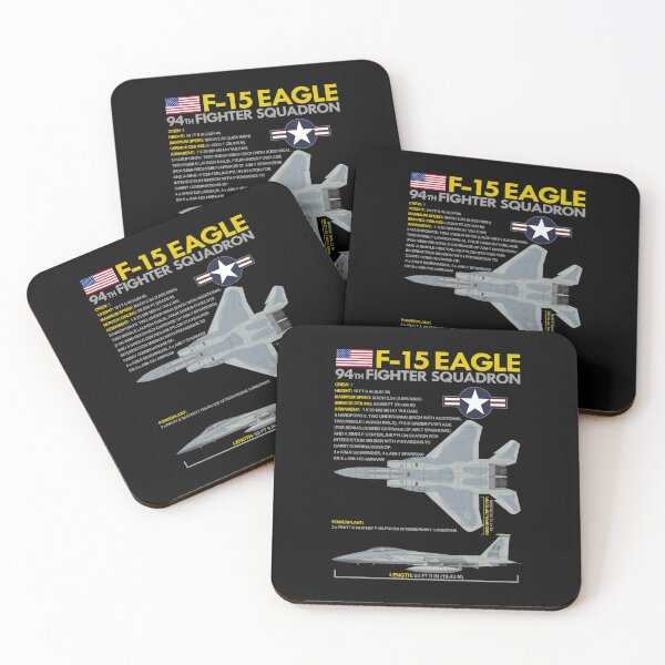 Item preview, F-15C Eagle Technical Specifications | 94th Fighter Squadron USAF Blueprint designed and sold by Magazine Combate.