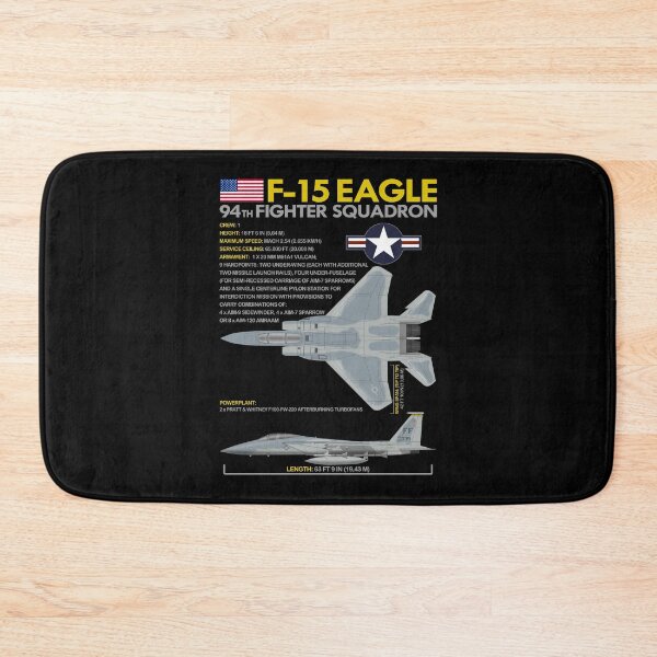 Item preview, F-15C Eagle Technical Specifications | 94th Fighter Squadron USAF Blueprint designed and sold by Magazine Combate.