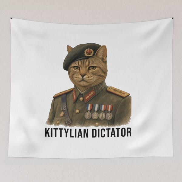 Item preview, Kittylian Dictator - Funny Cat Meme Shirt (Kilyan Dictator) designed and sold by CatchphraseLab.