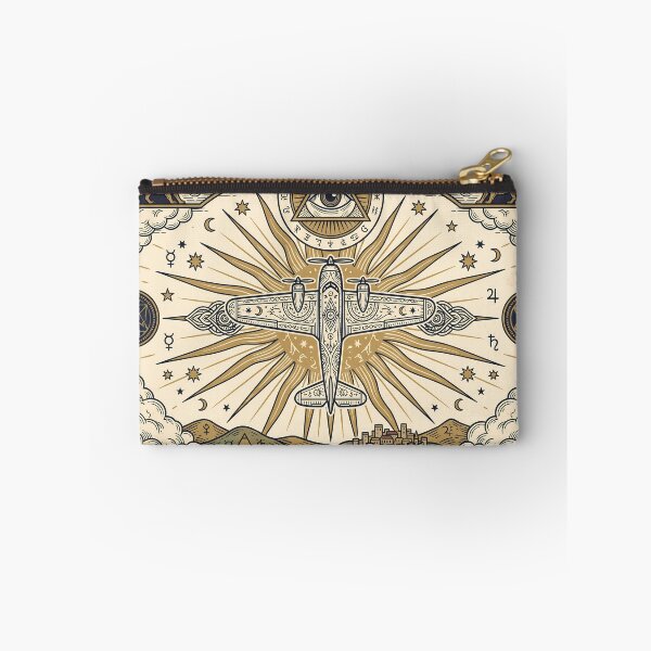 Item preview, Esoteric Vintage Airplane Tarot Card designed and sold by Design-Illusi0n.