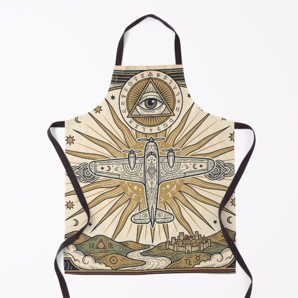 Item preview, Esoteric Vintage Airplane Tarot Card designed and sold by Design-Illusi0n.