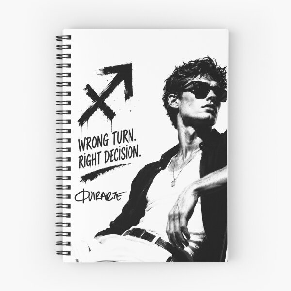 Item preview, Sagittarius Zodiac Sign Wrong Turn Right Decision Ink Fashion Art designed and sold by ferquirarte.